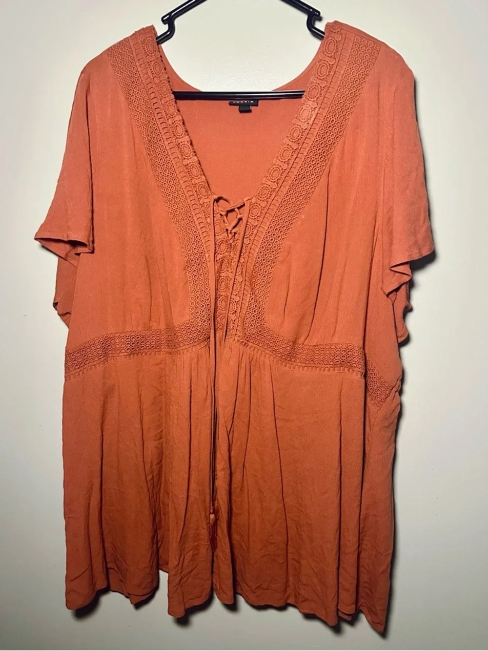 Torrid 4X Bundle – 4 Boho Floral & Flowy Blouses | Plus Size Spring Tops - Picture 8 of 10